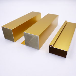 LENWA Foshan fábrica de aluminio perfil de puerta de armario de recubrimiento en polvo anodizado o color de grano de madera - Product Image 4