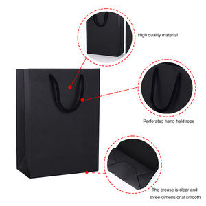 Sacs cadeaux en papier Euro de luxe avec poignée en ruban, papier artistique imprimé personnalisé pour utilisation en boutique, pour l'emballage de montres - Product Image 5