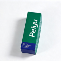 Boîte pliante en carton imprimé offset, boîte en papier 50 ml recyclable pour flacon compte-gouttes, service personnalisé