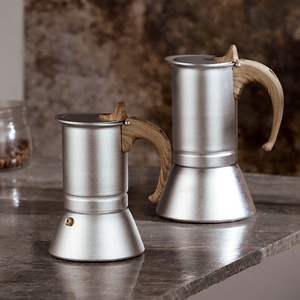 Neue nordische Lebensmittel qualität Aluminium Mokka Kaffee maschine 6 Personen Espresso kessel Kaffeekanne Home Party Restaurant Trink geschirr Sets - Product Image 1