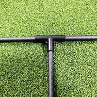 Bâton d'alignement de golf SwingPerfect en forme de T, en fibre de carbone, 110 cm, détachable, aide à la mise en évidence de la positionnement et à l'entraînement du swing, pour le putting et le chipping