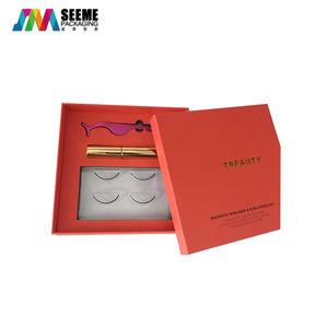 أعلى جودة رموش علامات خاصة ورق بطاقة علبة للرموش الصناعية علبة ورقي مغناطيسية - Product Image 5