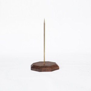 Porte-billets en <span class=keywords><strong>bois</strong></span> avec pointe, fourchette à reçus, porte-notes, porte-votes, <span class=keywords><strong>accessoire</strong></span> de <span class=keywords><strong>bureau</strong></span> et de cuisine - Product Image 5