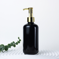 Botol Plastik Perawatan Kulit Tersedia 4oz 8oz 16oz 50ml 100ml 300ml 250ml PET bening Amber Hitam Botol Sampo dengan Pompa Semprot