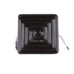Plaque chauffante électrique industrielle à infrarouge lointain (IR) en céramique avec réflecteur en acier inoxydable 220V 600-4000W Écologique CE/FCC/RoHS - Product Image 1