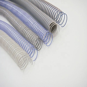 Manguera de PVC Flexible y Duradera de 25mm-75mm, Ligera y Personalizada, con Alambre de Acero, para <span class=keywords><strong>Aspiradora</strong></span>, Recolección de Polvo - Product Image 1