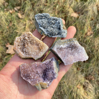 Großhandel Natürlicher Regenbogen-Amethyst Rohkristall-Cluster Heilstein für Heimdekoration & Reiki