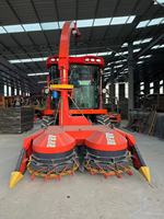 Pencacah Pakan Jagung Hijau Mini Harvester Tipe Baru Kompatibel Traktor Produktivitas Tinggi Mesin/Motor 160-260HP Kapasitas 15-25 Ton
