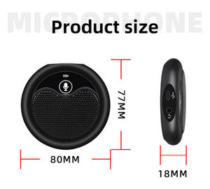 Oem MI656-micrófono USB para <span class=keywords><strong>videojuegos</strong></span>, <span class=keywords><strong>estudio</strong></span> <span class=keywords><strong>de</strong></span> grabación, vídeo en casa, oficina, altavoz <span class=keywords><strong>de</strong></span> música, mesa, conferencia, para sala media - Product Image 4