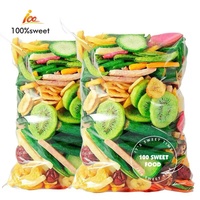 Gemengde groente- en fruitchips FD/Vf Gedroogde groenten en fruit chips 1,5 kg verpakking Knapperige gevriesdroogde groenten en fruit