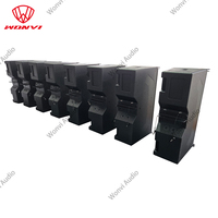 Système audio professionnel de scène WPC Dual10 pouces bi-amplifié trois voies, aimant néodyme, impédance 8Ω, enceinte passive en ligne