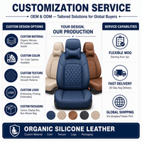 Cojín de Asiento Delantero para Auto, 1 Pieza, Cuero PU Acolchado, Diseño de Estrella de 4 Puntas, Universal, de Lujo, para Todas las Estaciones, Fácil Instalación, MKL/QLSC001