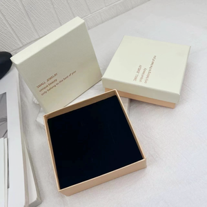 Custom Brand Logo Packaging Shipping Boxes Black White Pink Jewelry Gift Box Earring Bracelet Necklace Ring Box with lid