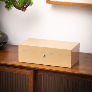 Factory-made custom <b>pine</b> cigar storage <b>box</b>, practical and multifunctional cedar wood storage <b>box</b> - Product Image 2