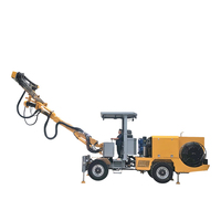 Foreuse hydraulique rotative pour travaux d'excavation, camion de forage, pompe et moteur diesel Jumbo