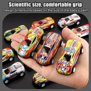 Hete stijl Alloy Pull Back auto Mini simulatie duurzame 6.8CM serie diecast speelgoed voor kinderen Alloy raceauto - Product Image 3