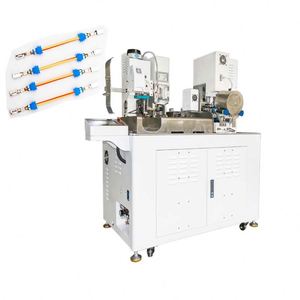 Máquina automática de estañado y prensado de terminales de inserción de sello pelado de corte de alambre - Product Image 6