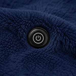 <span class=keywords><strong>Couverture</strong></span> électrique portable en flanelle polaire 80x150cm, 3 niveaux de chaleur, pour bureau, voiture et extérieur, certifiée CE/FCC/ETL - Product Image 2