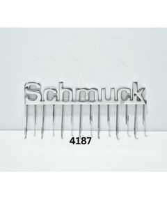 Modern Metal <b>Wall</b> <b>Hooks</b> Schmuck Word Design Decorative Hanging Rack <b>for</b> Jewelry <b>Keys</b> & Accessories Organizer <b>for</b> Export Price - Product Image 2