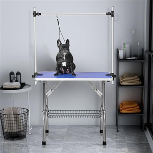 Table de toilettage robuste Db 46 en acier inoxydable avec bras réglable, station de toilettage pour chiens et chats avec étagère de rangement - Product Image 6