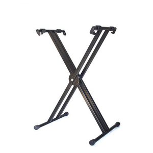 Vente d'usine : Support de clavier double X renforcé pour instruments de musique 	 Support de clavier portable et <span class=keywords><strong>pliable</strong></span> - Product Image 4