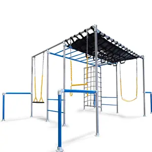 Good quality plastic tube rope slide outdoor school playground equipment amusement slide for kids