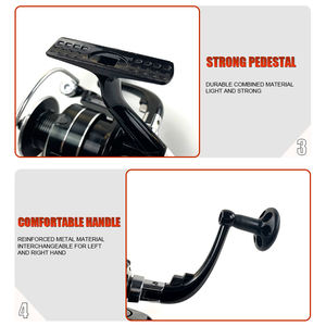 Moulinet <span class=keywords><strong>de</strong></span> pêche 4000 Équipement <span class=keywords><strong>de</strong></span> pêche <span class=keywords><strong>en</strong></span> mer universel pour pêche côtière légère et offshore lourd - Product Image 6