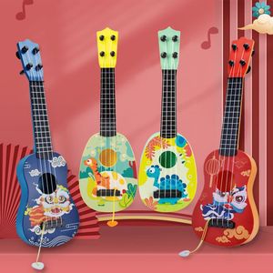Guitarra ukelele de estilo chino para niños, juguete de educación temprana, instrumento de plástico, 43,8x13,9x5,7 cm, para niños de 2 a 4 años - Product Image 1