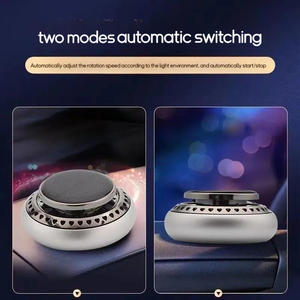 Purificateur d'air de <span class=keywords><strong>voiture</strong></span> en métal à énergie <span class=keywords><strong>solaire</strong></span>, éliminateur d'odeurs, diffuseur rechargeable avec parfum pour <span class=keywords><strong>voiture</strong></span> - Product Image 2