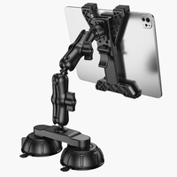 Support de tablette pour voiture OEM, le plus récent, robuste, à double ventouse, pour pare-brise et tableau de bord