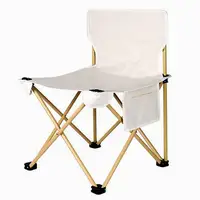 사용자 정의 로고 경량 접이식 배낭 의자 휴대용 캠핑 의자 사이드 포켓