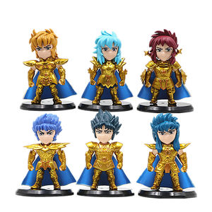6 unids/set oro Saint Mu Sion Aldebaran SAGA Ares Kanon colección de figuras de acción modelo juguetes PVC figurita muñeca regalo adornos - Product Image 4