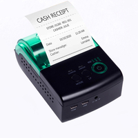 Printer Mini portabel 58mm Bluetooth Usb hijau cetak cepat ER-58AI Mini gaya 203DPI resolusi ESC stok Printer termal