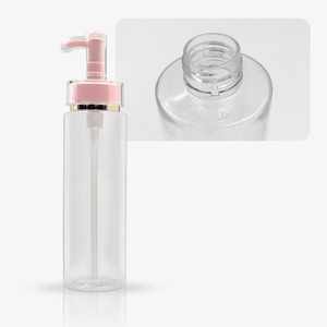 Custom <b>Empty</b> Pet 100 200 250 Ml Pink White Transparent Skincare Luxury Shampoo Packaging <b>Plastic</b> Cosmetic Lotion Pump <b>Bottle</b> - Product Image 5
