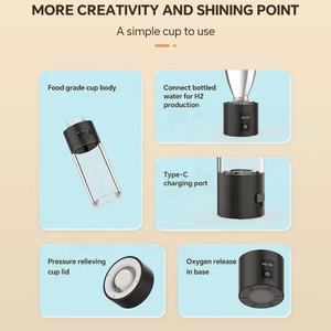 Fabricante Venda Direta Vida Uso Água De Hidrogênio Portátil 270ml Capacidade Gerador Inteligente De Garrafa De Água Rica Em Hidrogênio - Product Image 5