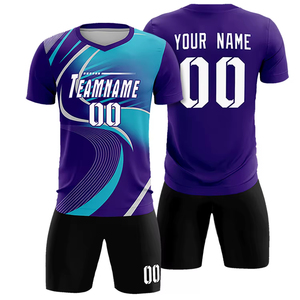 Maglia da Calcio Personalizzata Leggera e Traspirante 100% Poliestere Unisex per Tutte le Stagioni Abbigliamento Sportivo OEM ODM - Product Image 1
