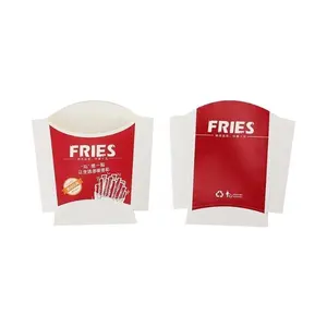 Cheap Customized Shape And Logo Paper Packaging Takeout Fast Food Small Kraft Chips box