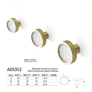 Luxury-Grade Aluminum Alloy Modern Multi-Color Drawer Handles Pull Knobs Easy Installation for Bedroom Hotel Wardrobes Closet - Product Image 3