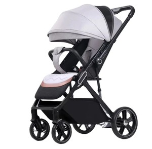 Poussette Bébé Wisesonle à Vue Haute, Landau <span class=keywords><strong>Porte</strong></span>-Bébé, Vente Directe Fournisseur Chinois, Cadre en Acier Inoxydable Oxford Personnalisé OEM, 15kg - Product Image 2