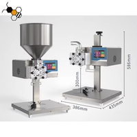 Machine de remplissage automatique de liquides visqueux, miel, crème, confiture, pompe à engrenages rotative à disque, machine de pesage et de remplissage