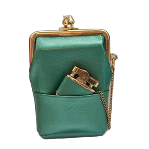 Funda de encendedor de cuero moderno cuadrado colorido para almacenamiento en el hogar y para antorcha - Product Image 1