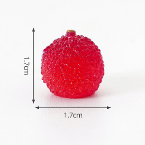 Modèle en résine de fruits simulés, accessoires de décoration DIY, ornements de bureau pour micro-paysages - Product Image 5