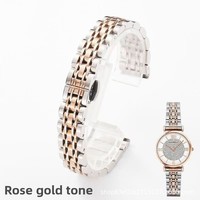 Bracelet en acier inoxydable à sept maillons stellaires avec fermoir papillon, origine Guangzhou, options multi-largeurs ; Vente en gros transfrontalière en dropshipping