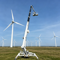 18 Metre Her Türlü Araziye Uygun Örümcek Tipi Eklemli Paletli Bomlu Platform Yeni Çelik Havadan Çalışma Platformu Elektrikli Hidrolik Teleskopik Platform 500kg