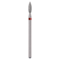 Machine de manucure électrique professionnelle, coupe-ongles 2.5mm en forme de flamme, diamant, cuticule, forets à ongles, 1 pièce