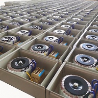 Transformateur toroïdal abaisseur de tension pour amplificateur audio, monophasé 60Hz, enroulement en cuivre, 45 0 45, fabriqué en Chine