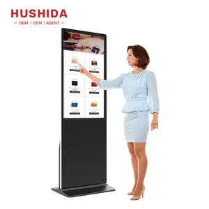Wholesale 43 49 55 65inch HD Advertising Display Digital Signage Media Player LCD Floor Standing Advertising Playing Equipment