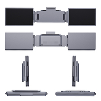 Extensor de Pantalla para Portátil de 14 y 15.6 Pulgadas, Monitor Triple FHD 1080P IPS USB-C, Pantalla Portátil para Multitarea