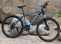 Modèle de vélo VTT de 29 pouces, cadre de vélo en acier au carbone, fourche en aluminium, système de frein à disque 21 vitesses, pliant