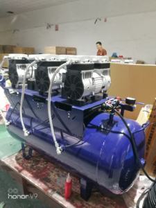 For Six <strong>Dental</strong> <strong>Unit</strong> <strong>Chair</strong> High Flow and High Pressure Air Compressors Medical Silent Air Compressors <strong>Electric</strong> With Wheels - Product Image 4